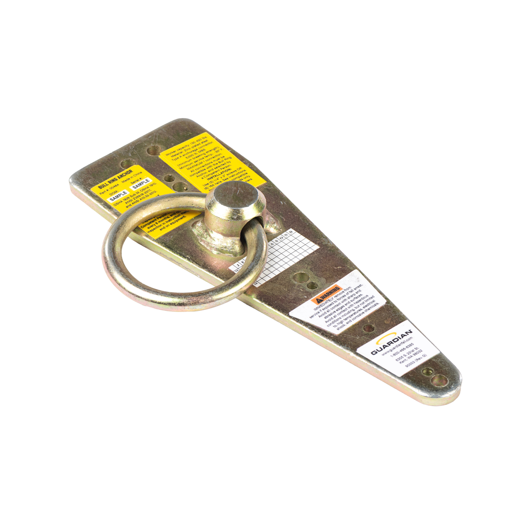 Guardian 00484 Bull Ring Anchor from Columbia Safety